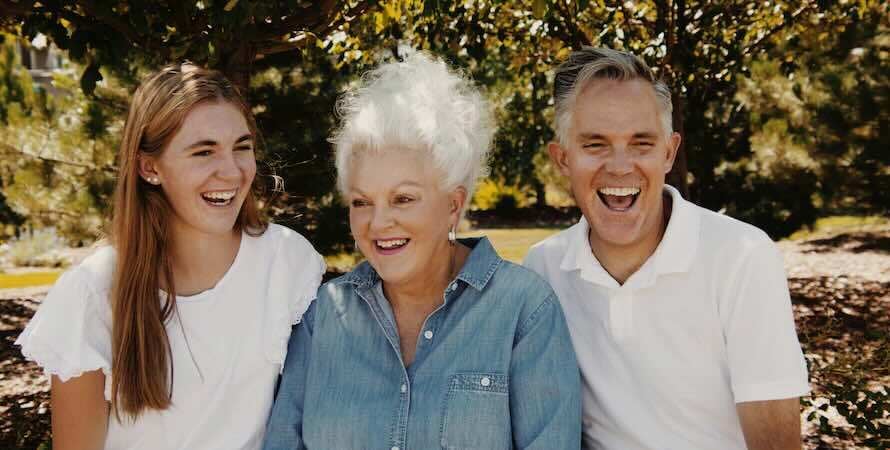 Older parents with adult child