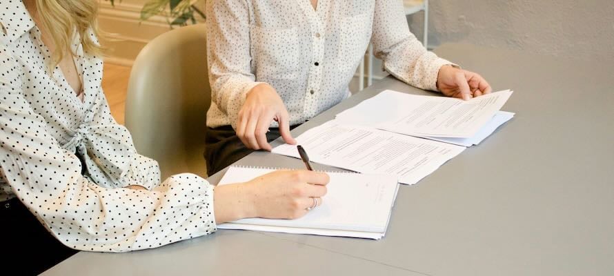 signing documents